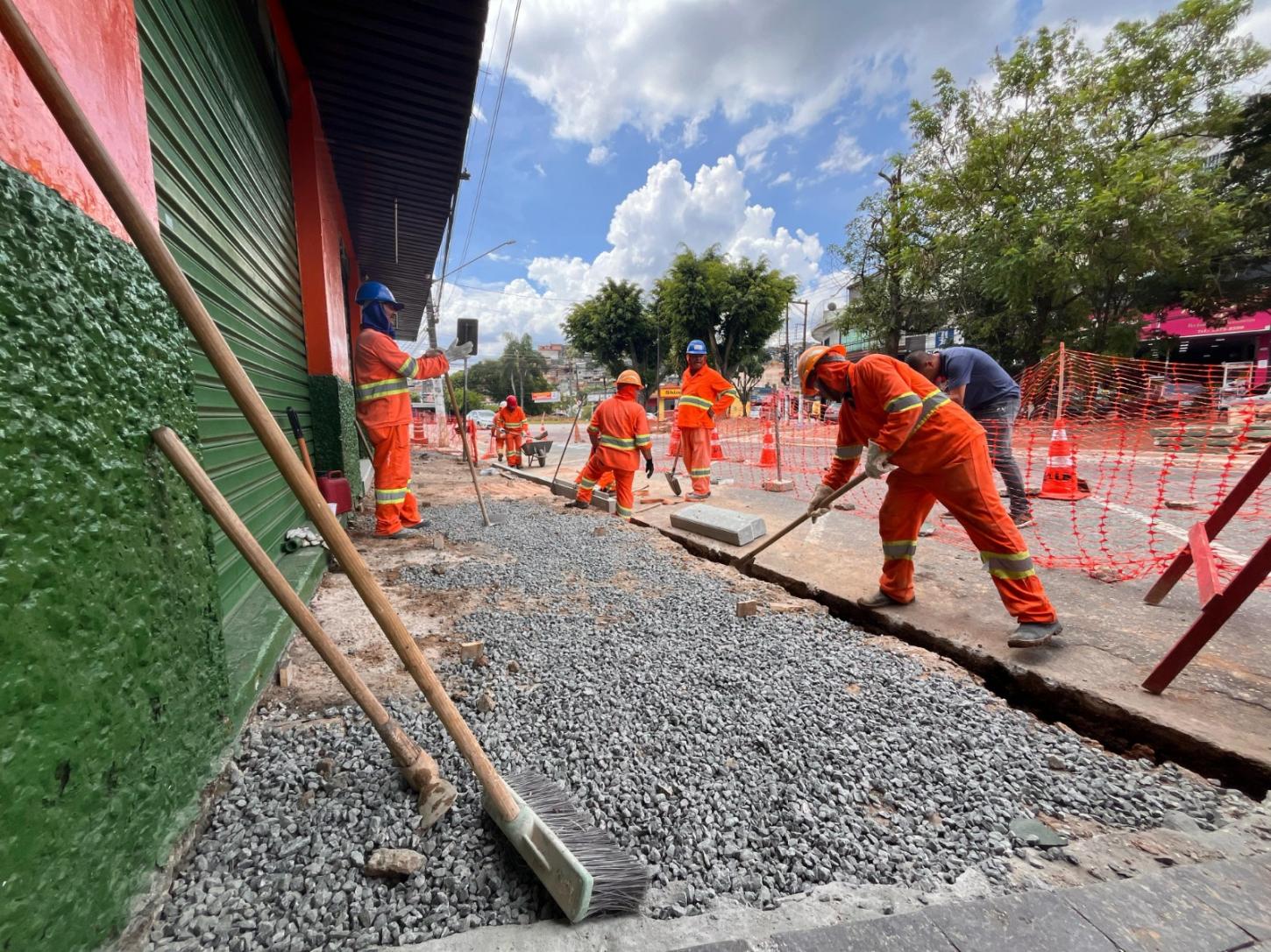 A reforma do terminal Itapeva está chegando na reta final.