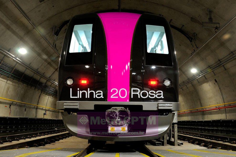 Linha 20-Rosa poderá ser construída em etapa única entre Santa Marina e Santo André