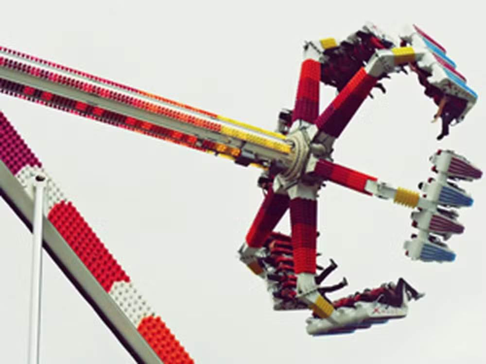 Xtreme, brinquedo que ficou no lugar do Boomerang no antigo Playcenter em SP — Foto: Divulgação/Playcenter