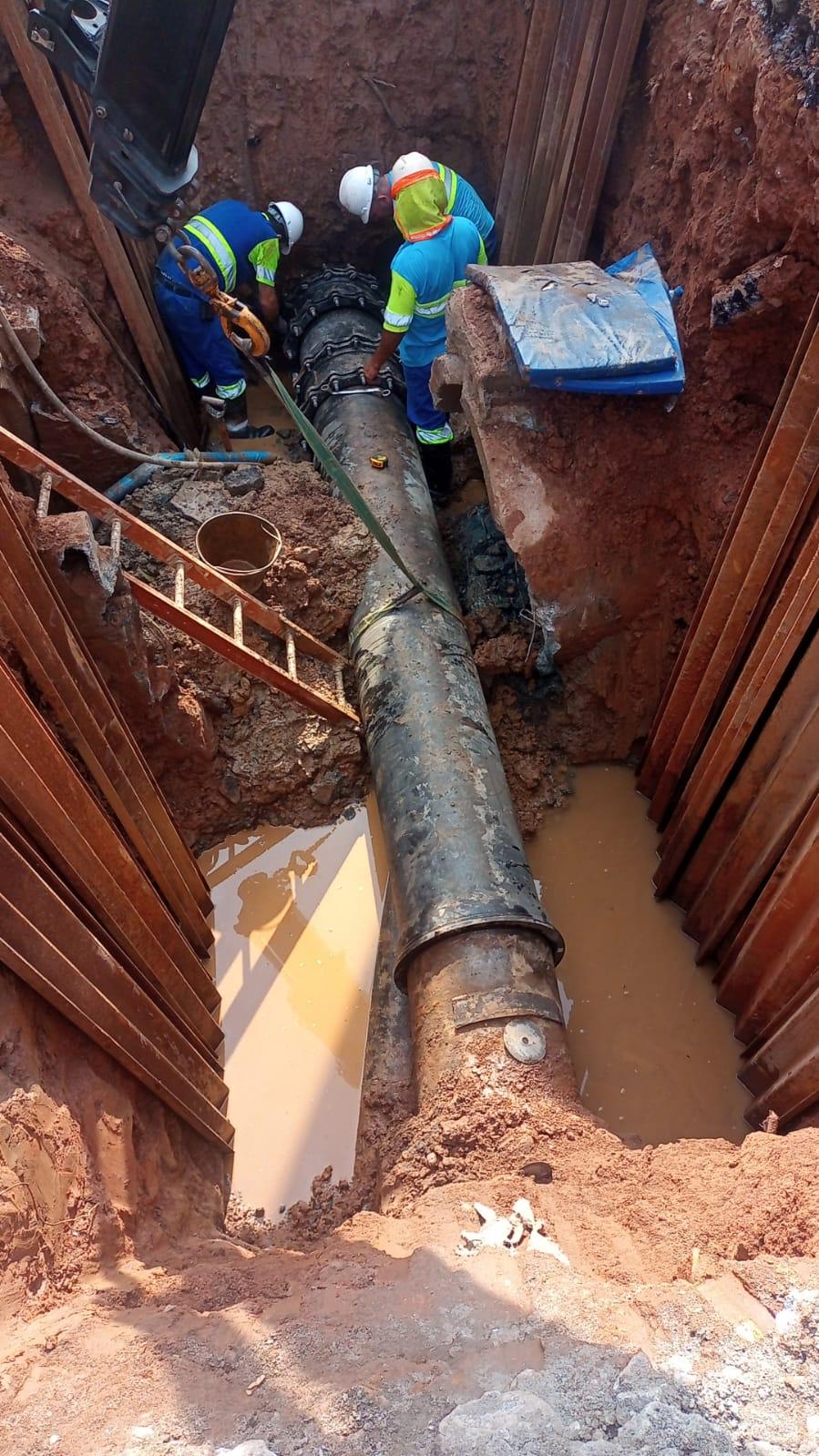 Impacto no Fornecimento de Água em Mauá devido a Manutenção na Adutora