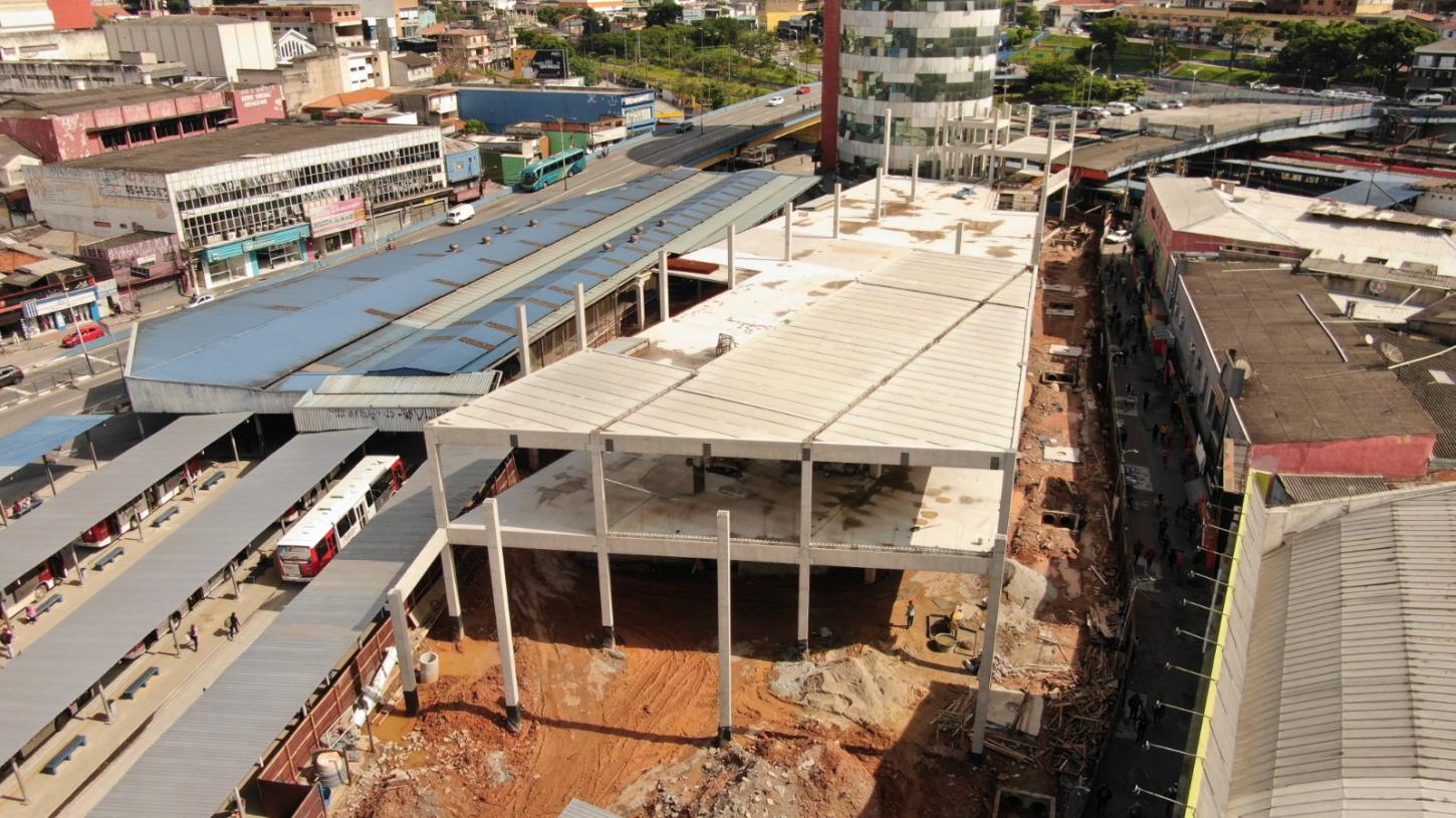 Obras da Nova Estação alteram posicionamento de seis linhas em Maua