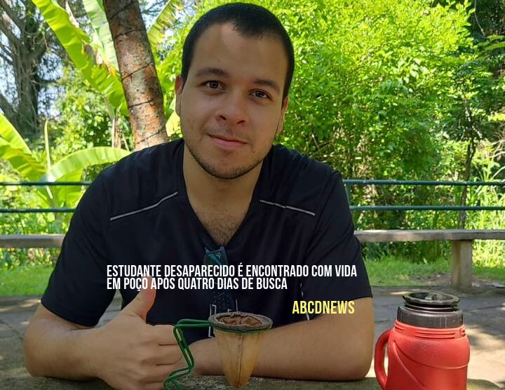 Estudante desaparecido é encontrado com vida em poço após quatro dias de busca