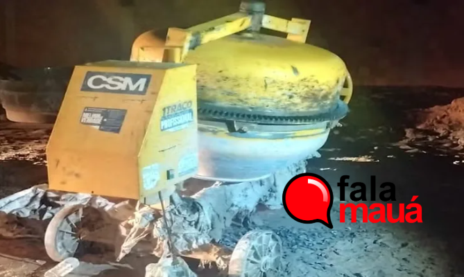OPERÁRIO MORRE AO SER 'SUGADO' POR BETONEIRA EM SANTO ANDRÉ
