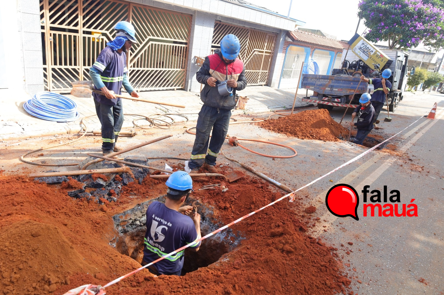 SABESP REALIZA OBRAS DE RENOVAÇÃO DA REDE DE ÁGUA NOS JARDINS SÔNIA E SILVIA MARIA