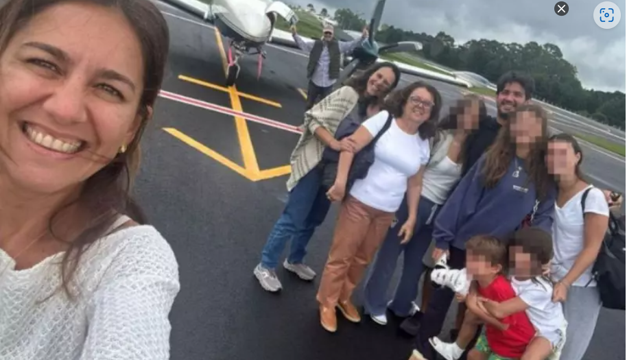 Fotos mostram últimos momentos de família falecida em queda de avião em Gramado