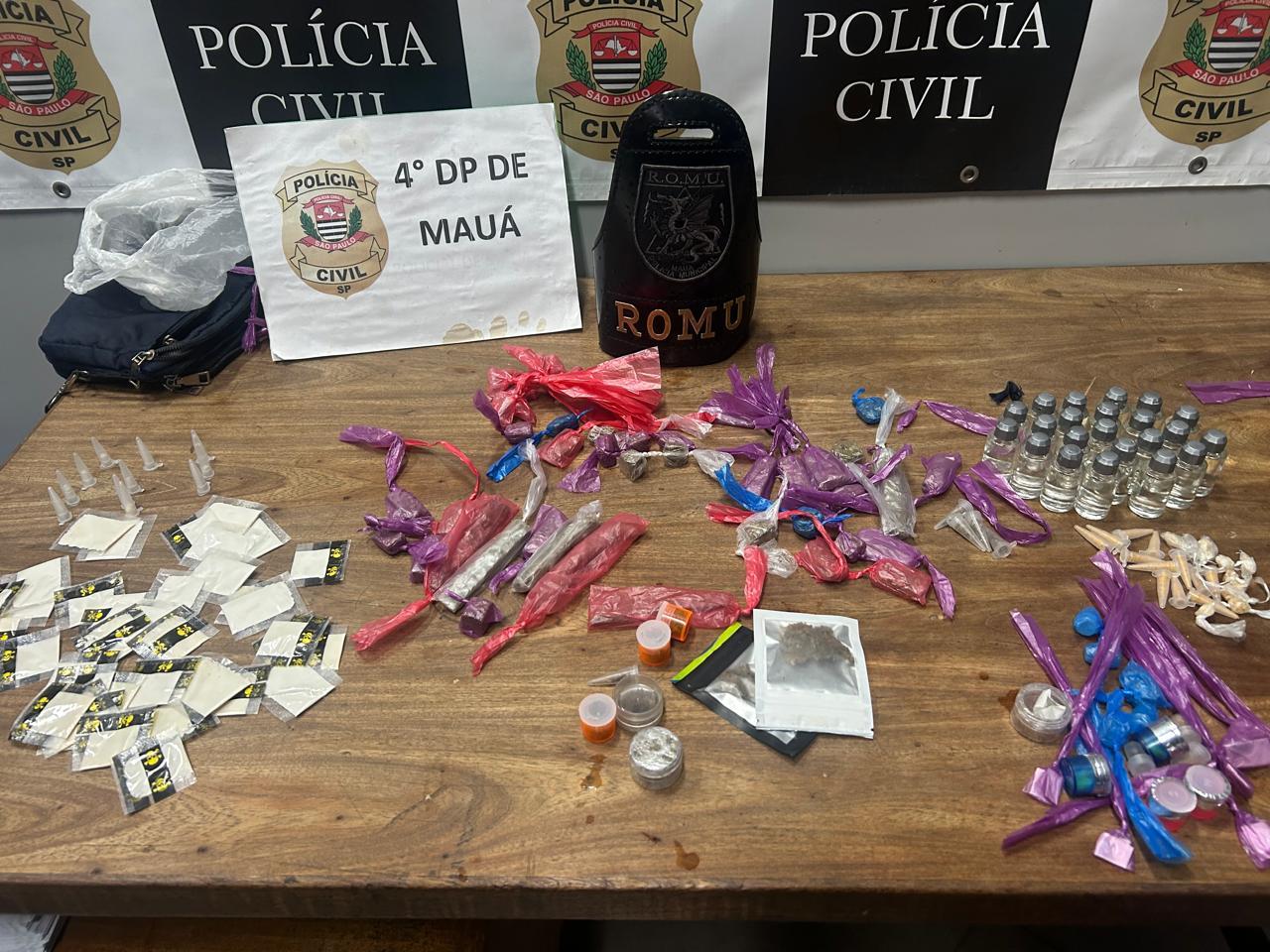 GCM  de Mauá: Suspeito Detido e Grande Apreensão de Drogas no Jardim Zaira