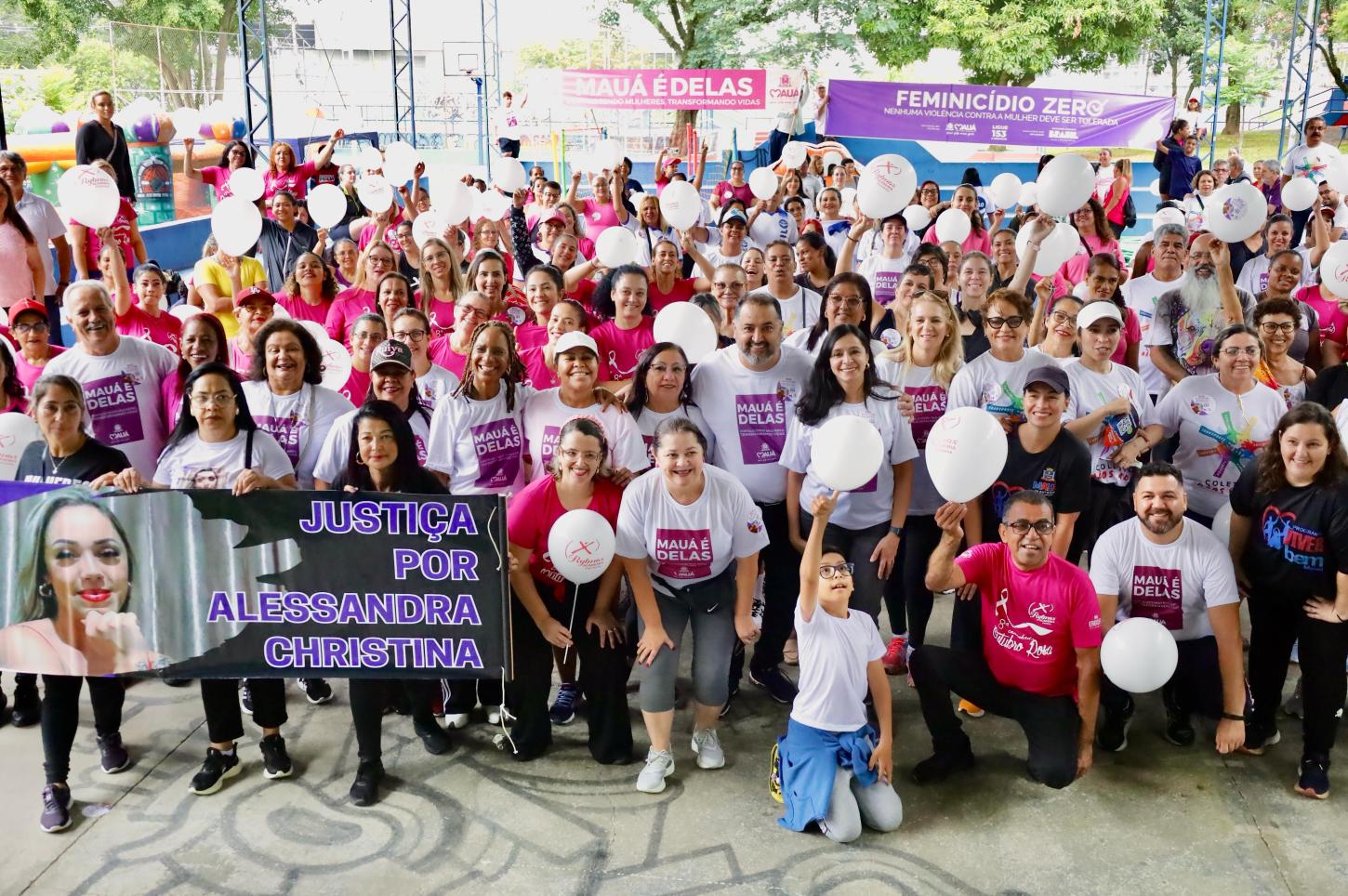 CAMINHADA DAS MULHERES REÚNE CENTENAS DE PARTICIPANTES EM MAUÁ.