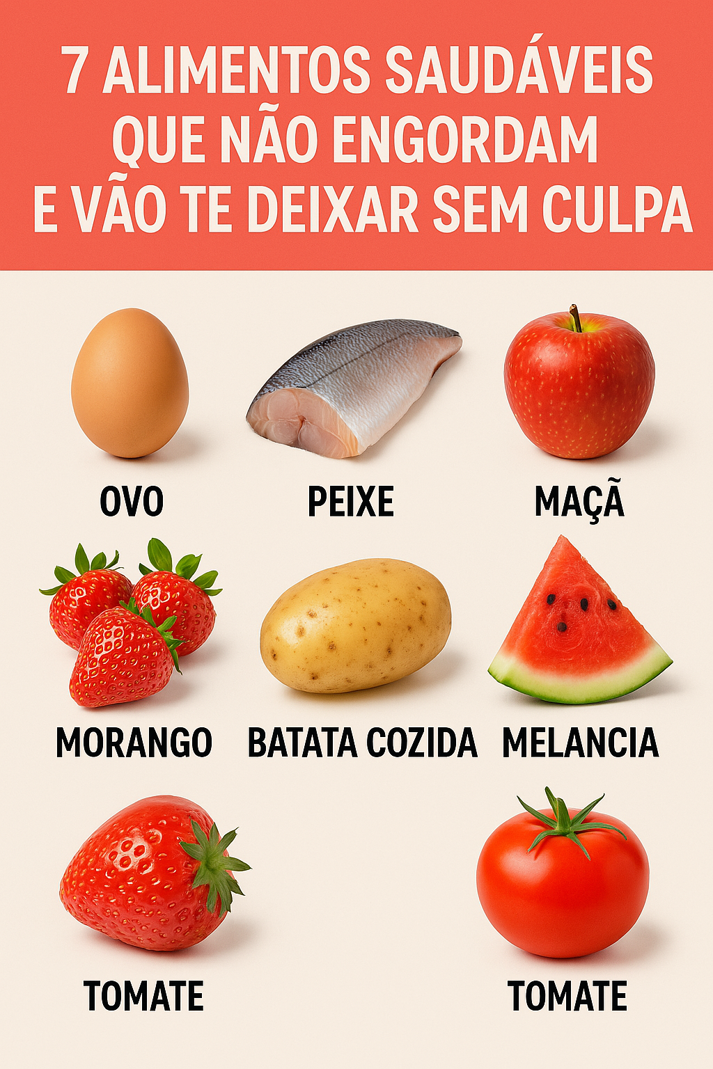 7 ALIMENTOS SAUDÁVEIS QUE NÃO ENGORDAM E VÃO TE DEIXAR SEM CULPA