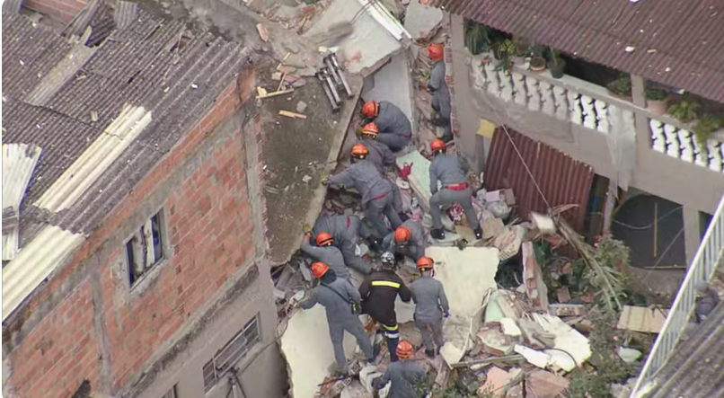 BEBÊ DE 4 MESES MORRE APÓS DESABAMENTO DE CASA NA BRASILÂNDIA, EM SP