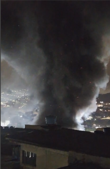 INCÊNDIO ATINGE CASA PRÓXIMA À ESCOLA FLORISBELA EM MAUÁ