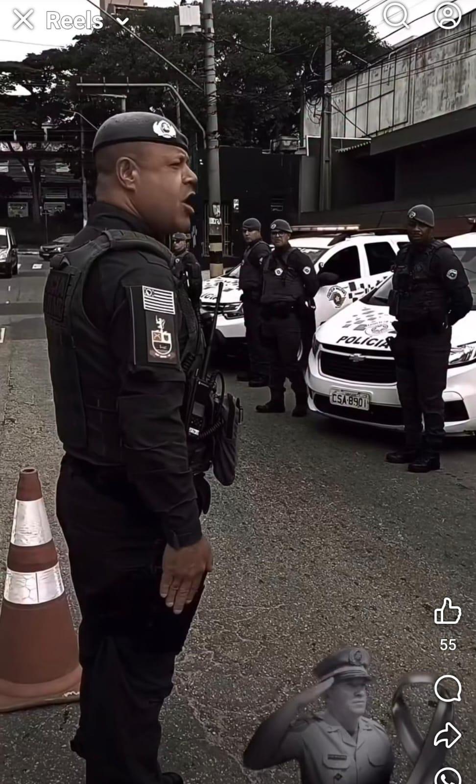 POLICIAIS DE MAUÁ PRESTAM HOMENAGEM AO SARGENTO VILODRES, MORTO EM OPERAÇÃO EM SUZANO