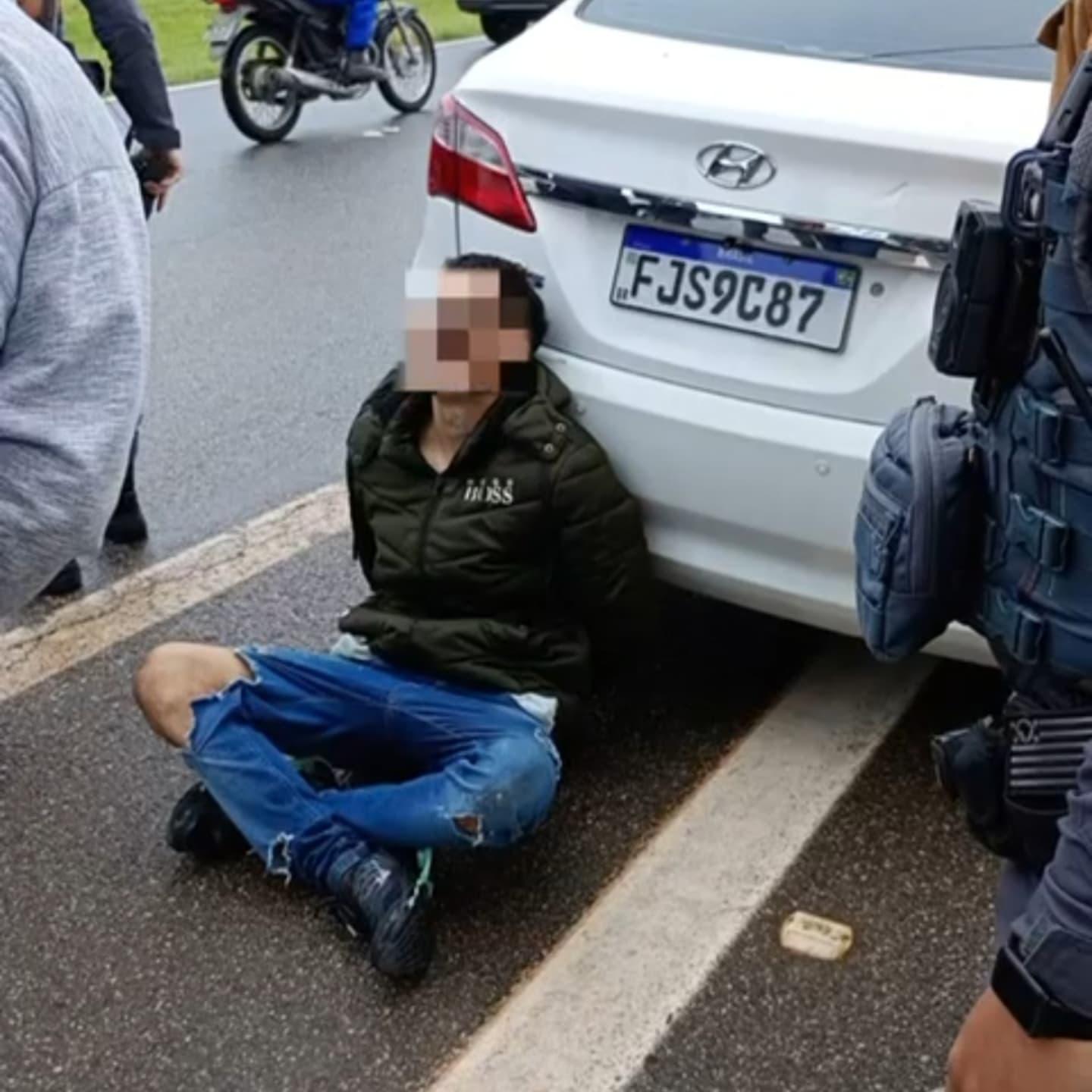 PRESO BANDIDO QUE ROUBOU CARGA DE CIGARROS DE R$ 25 MIL NA RODOVIA ANCHIETA
