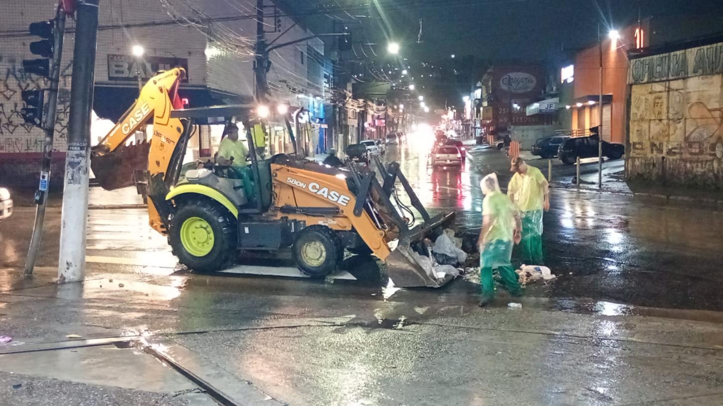 TEMPORAL ATINGE MAUÁ: PREFEITURA AGILIZA LIMPEZA E MONITORA ÁREAS DE RISCO