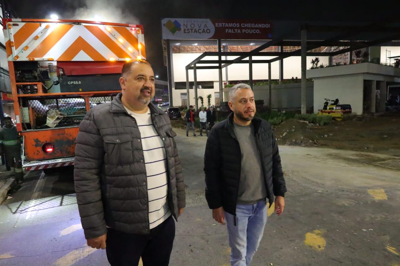 PREFEITO VISTORIA REVITALIZAÇÃO E NOVAS SINALIZAÇÕES NO CENTRO DE MAUÁ