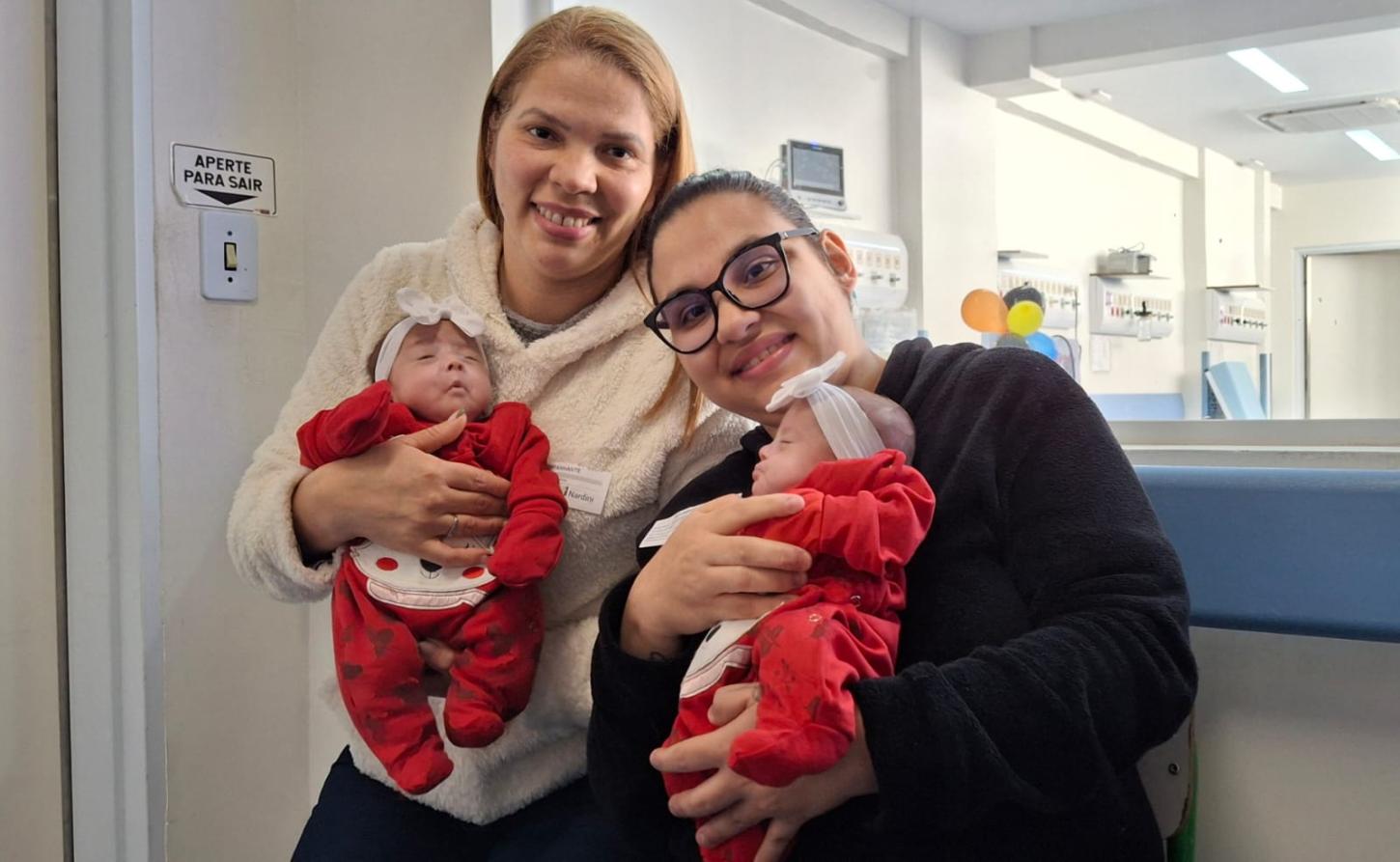 100 DIAS DE LUTA, UM FUTURO DE ESPERANÇA: GÊMEAS SUPERAM DESAFIOS NO NARDINI