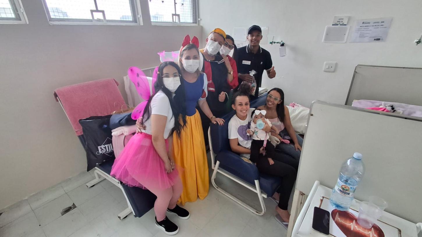 TARDE DE MAGIA E AMOR ENCANTA CRIANÇAS NA PEDIATRIA DO HOSPITAL NARDINI