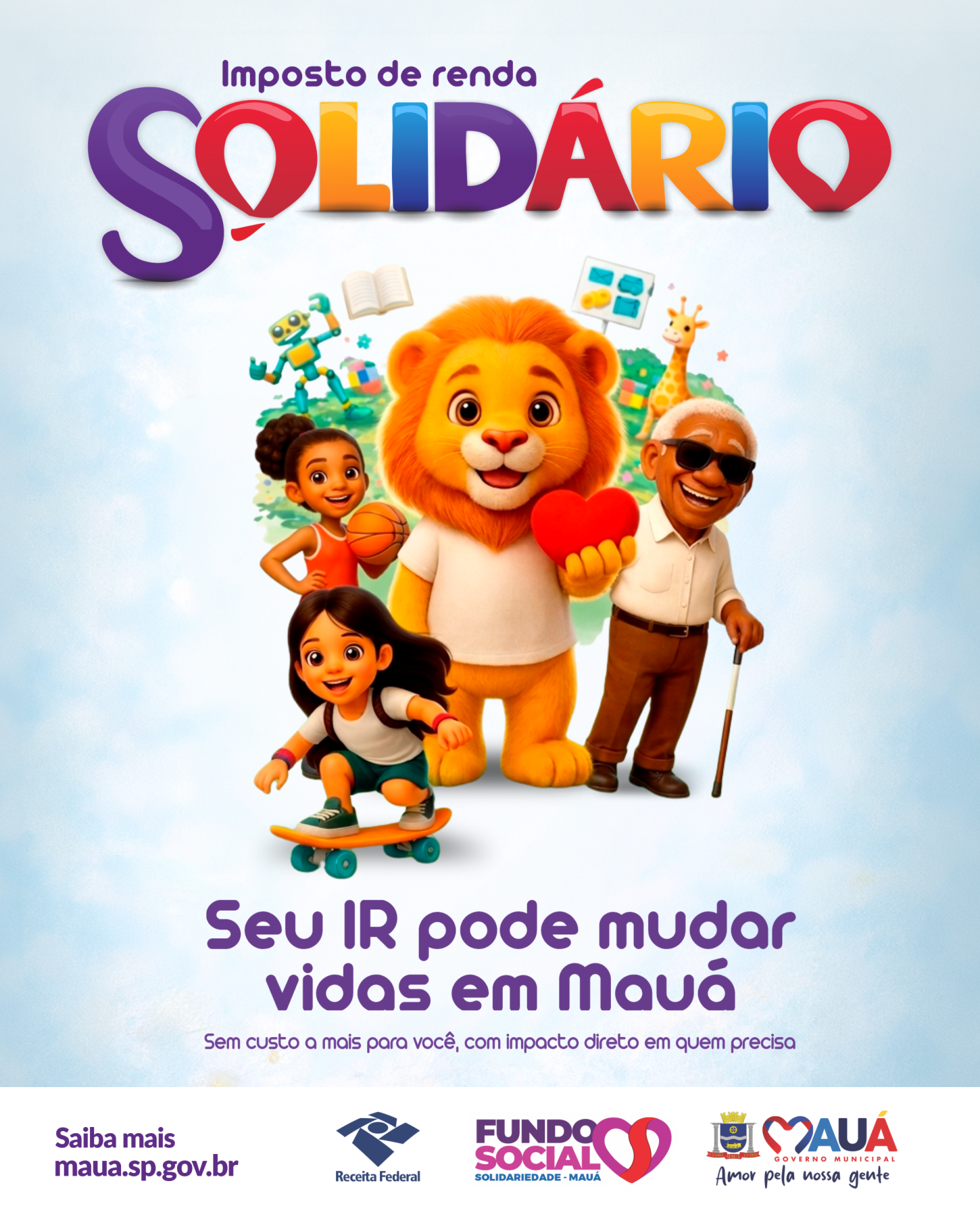 Imposto de Renda Solidário em Mauá permite destinar parte do tributo para projetos sociais