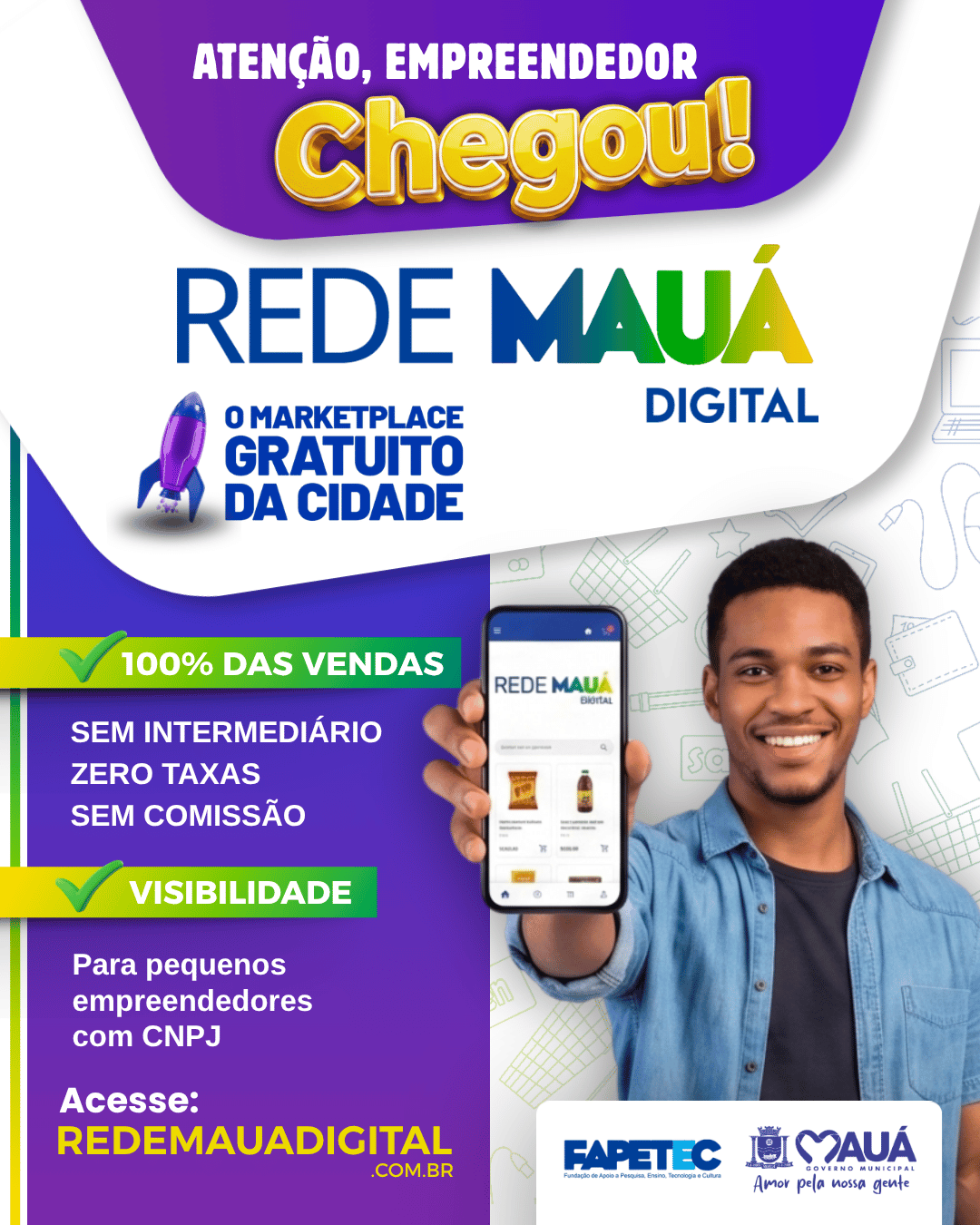 Mauá terá marketplace gratuito para empreendedores do município